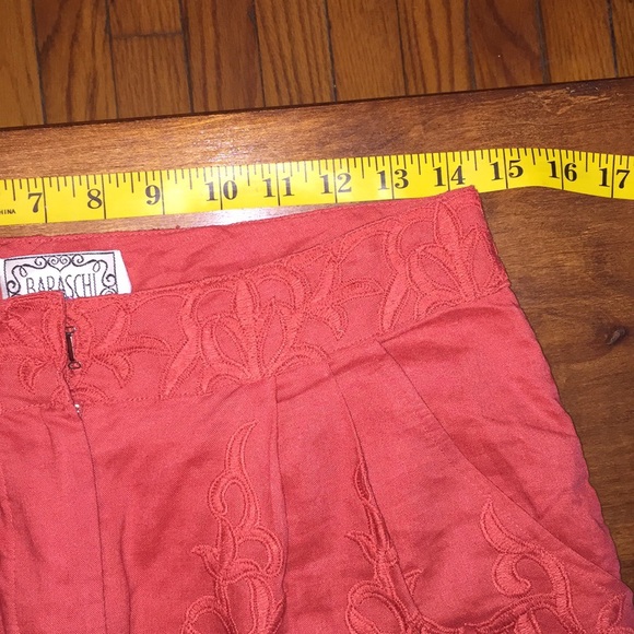 Anthropologie Orange skirt - Picture 6 of 8